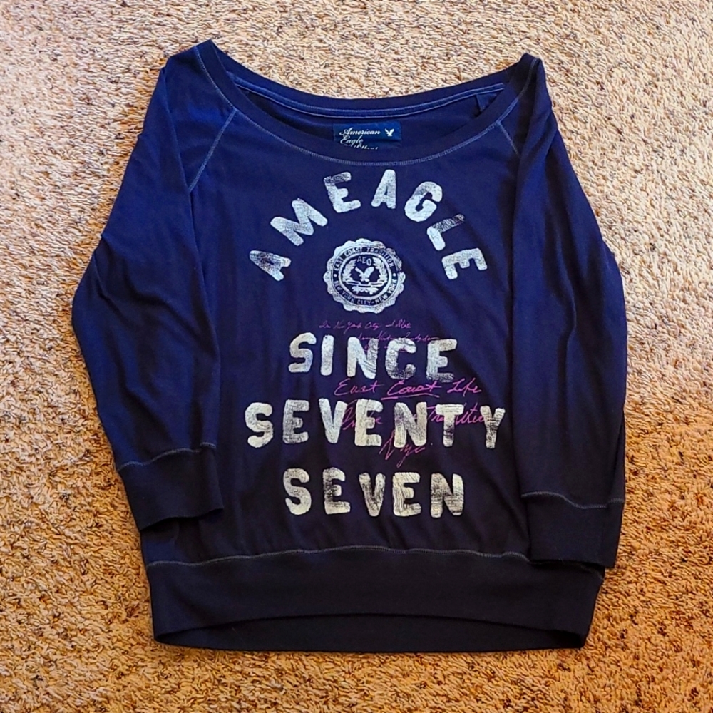 American Eagle cropped shirt